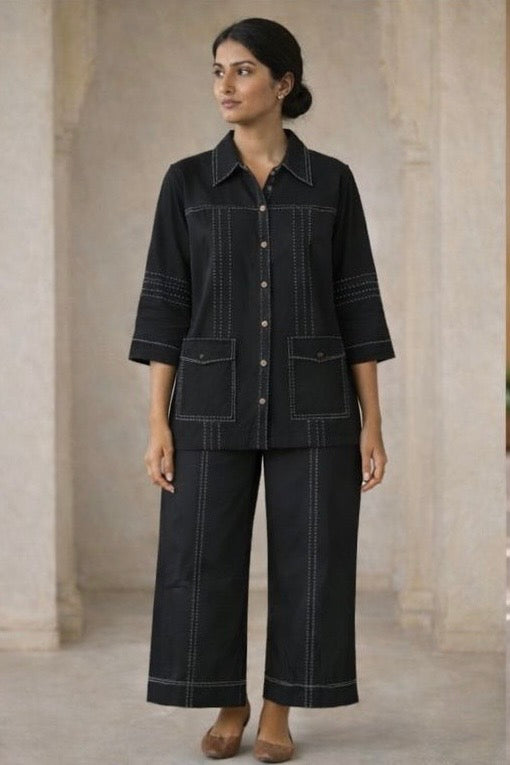 Midnight Stitch Co-ord Set