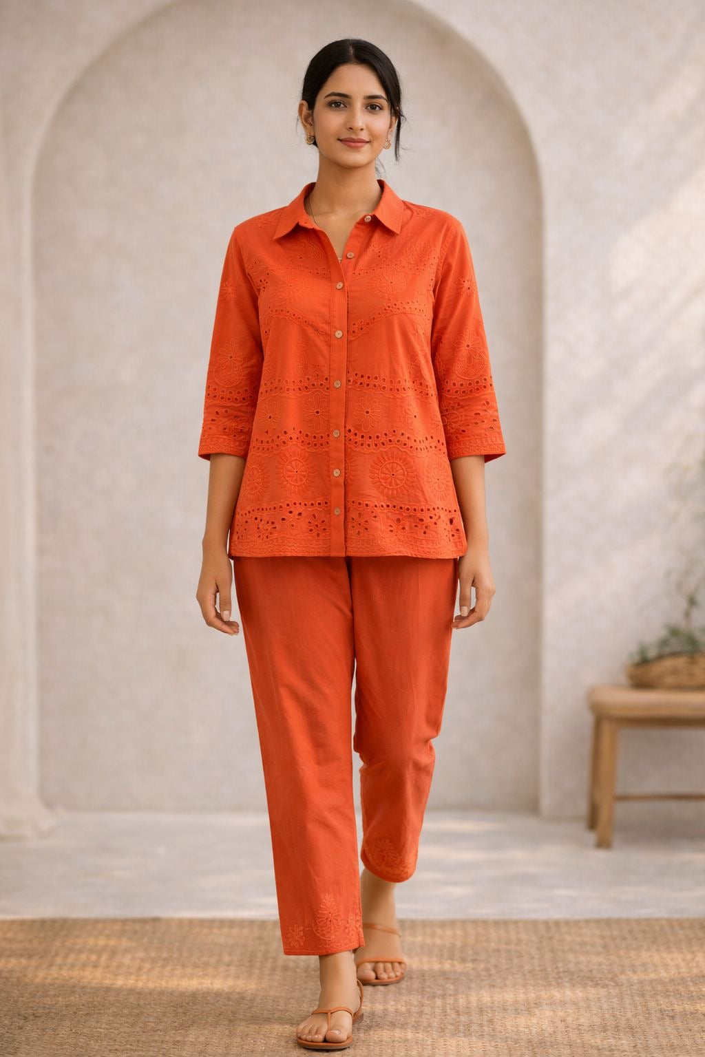 Sunkissed Kesariya Bloom Set