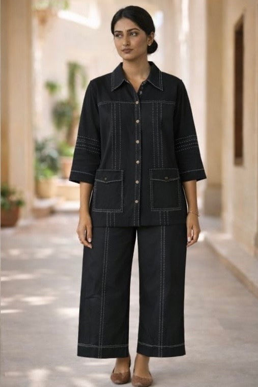 Midnight Stitch Co-ord Set