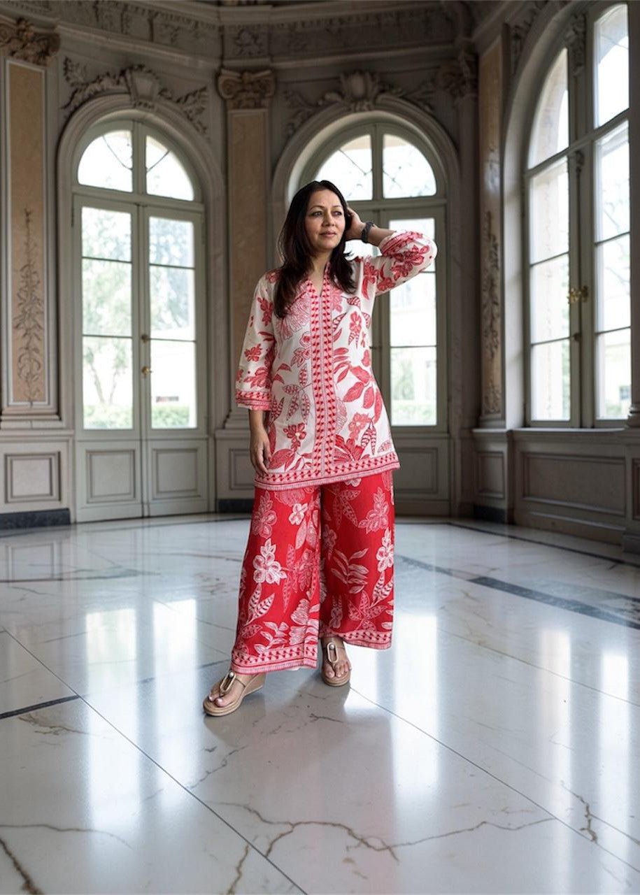Floral Palazzo Co-ord Set