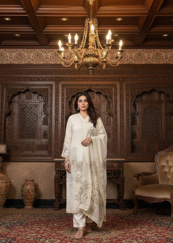 Off-White 3 Piece Suit Set