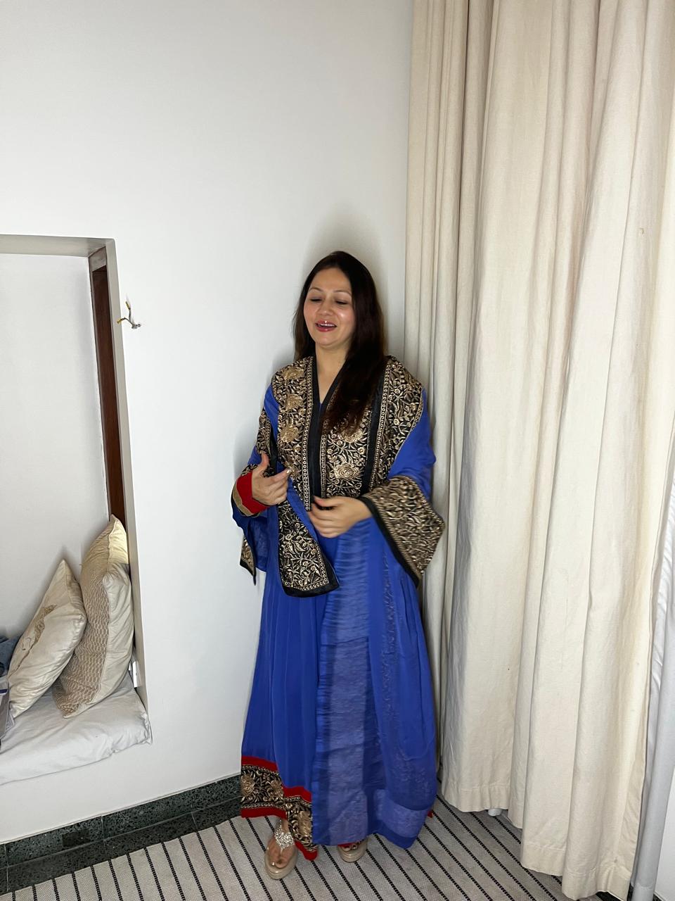 Blue Sitara Flow Dress