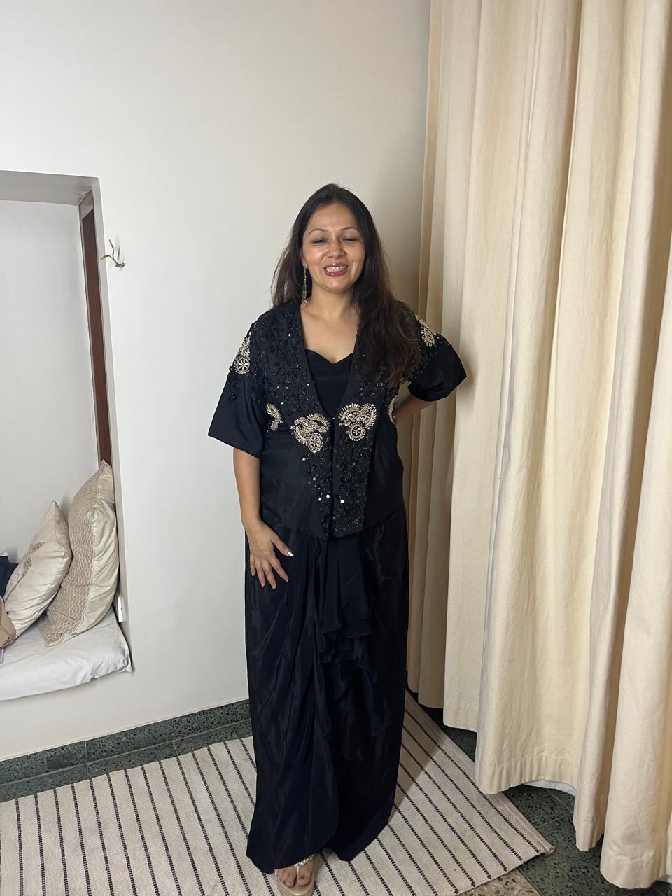 Midnight drape affair