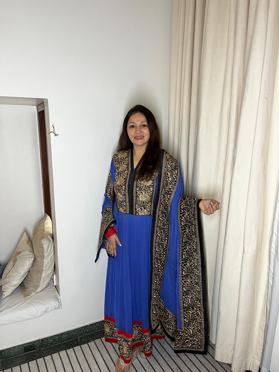 Blue Sitara Flow Dress