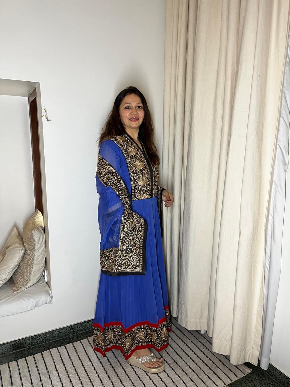 Blue Sitara Flow Dress