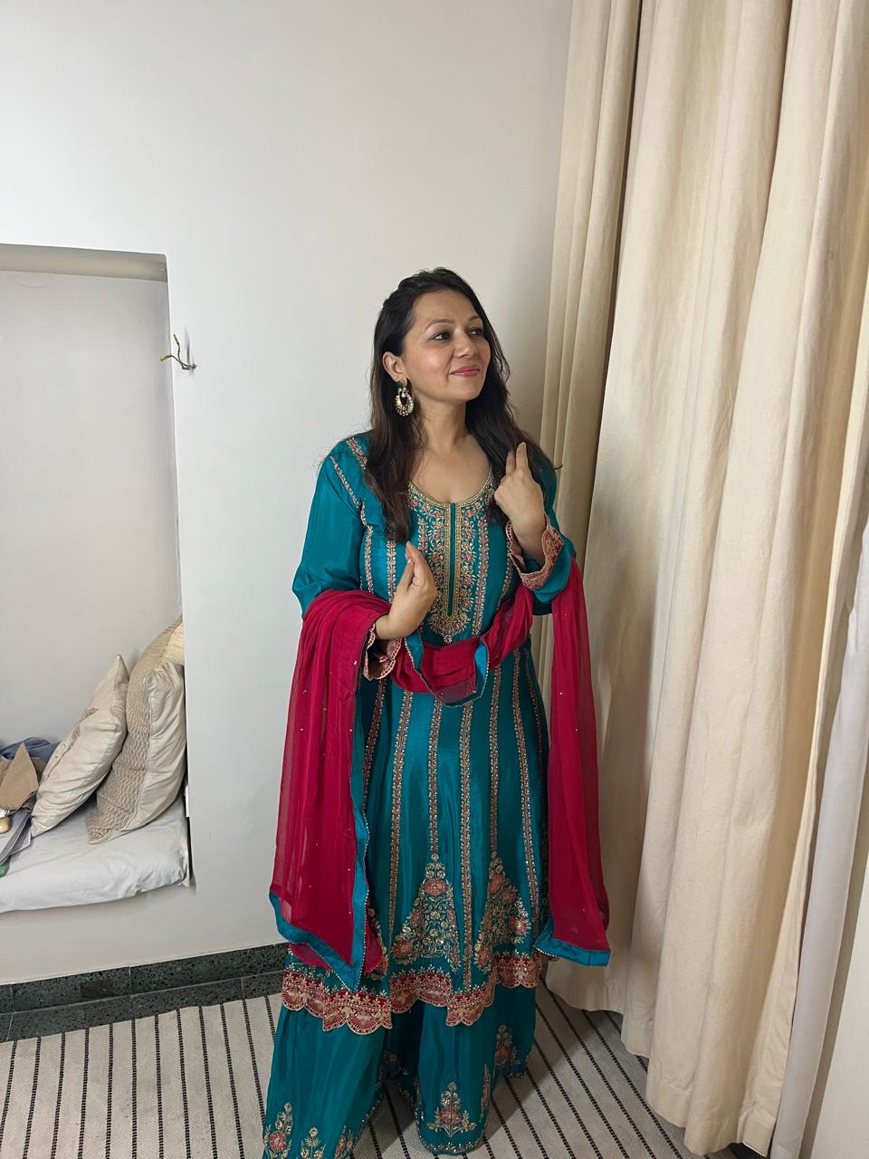 Embelleshed Teal 3 Piece Set