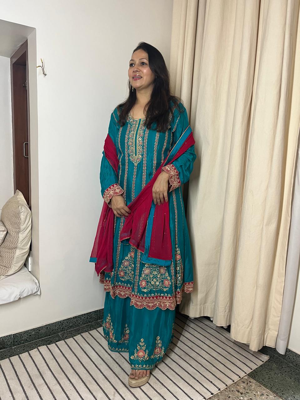 Embelleshed Teal 3 Piece Set