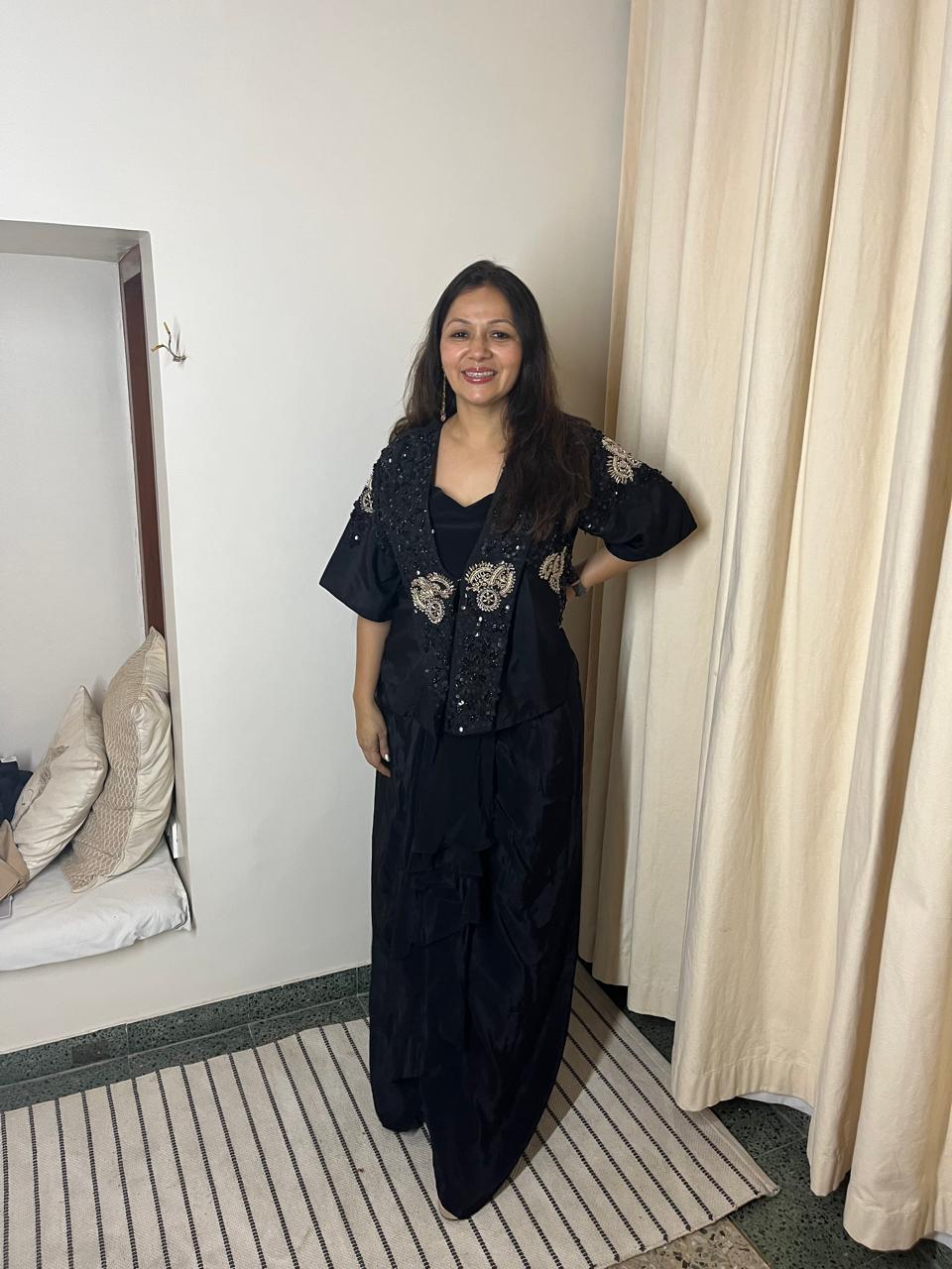 Midnight drape affair