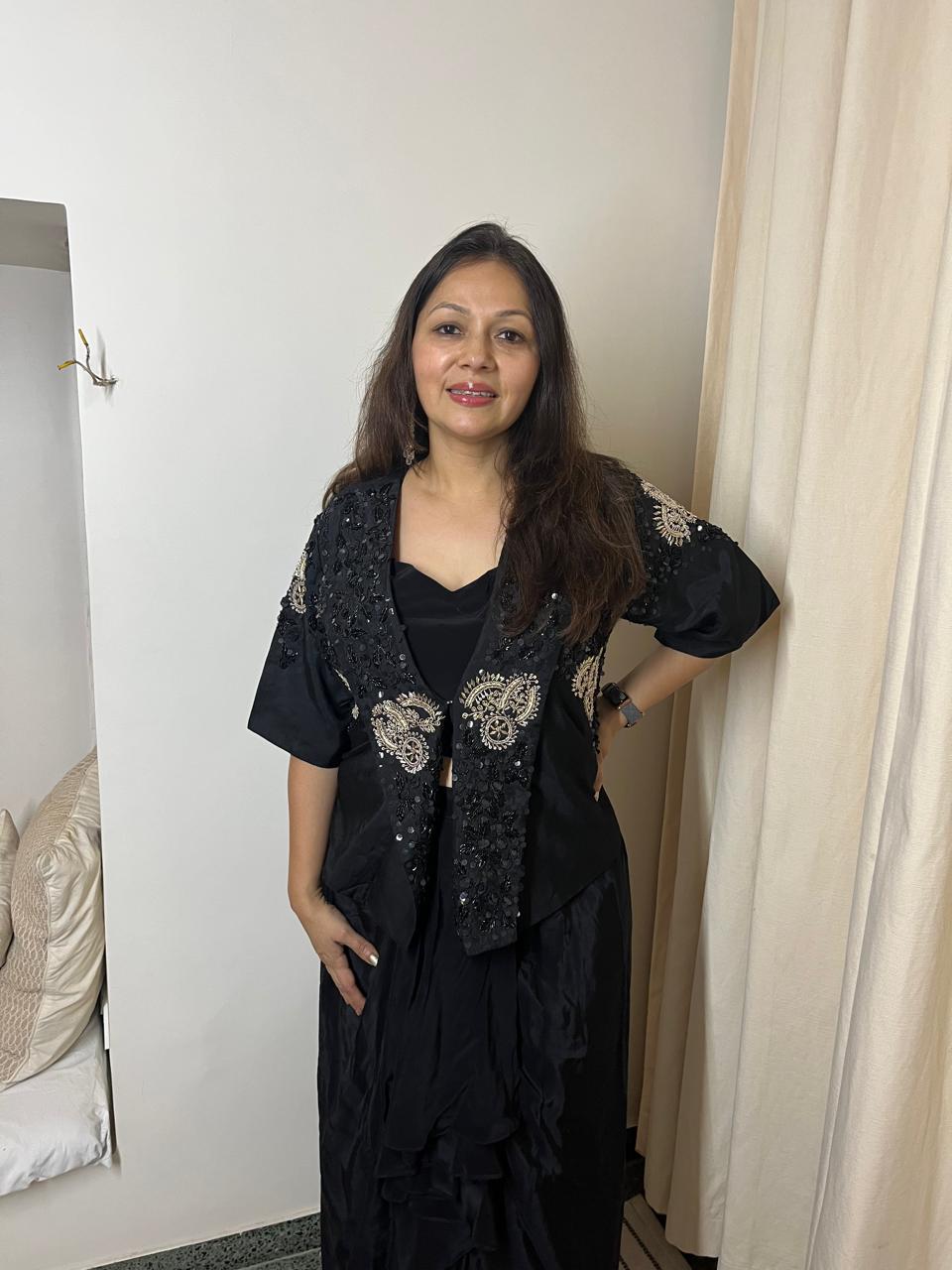 Midnight drape affair