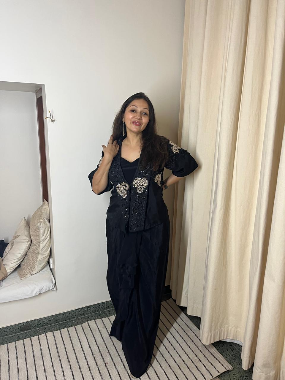 Midnight drape affair