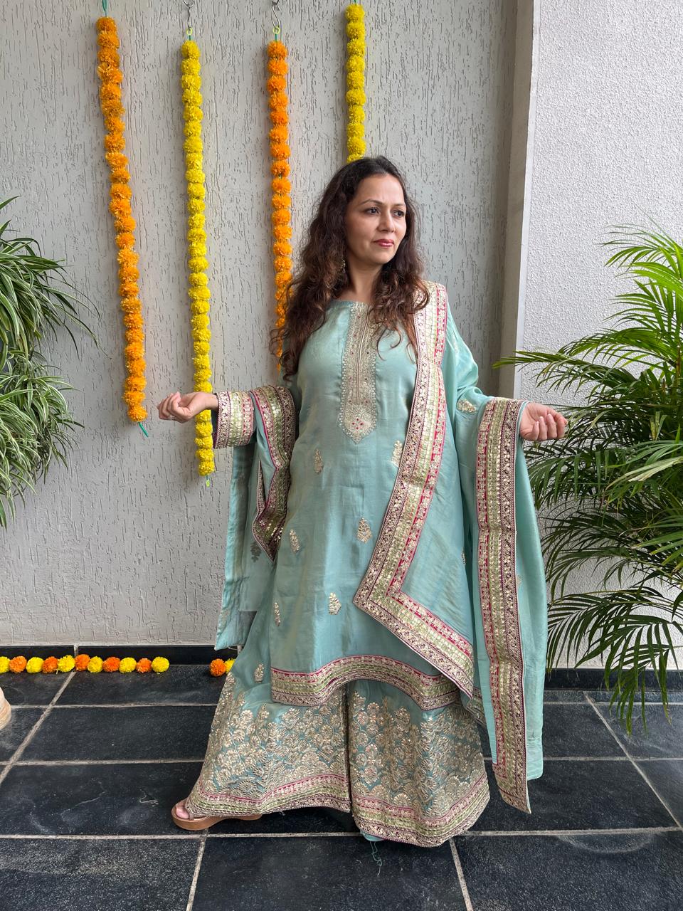 Zarina Pastel Royal Set