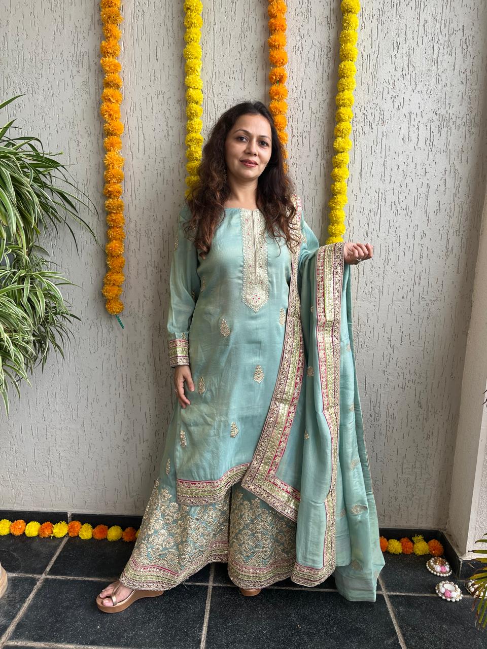 Zarina Pastel Royal Set