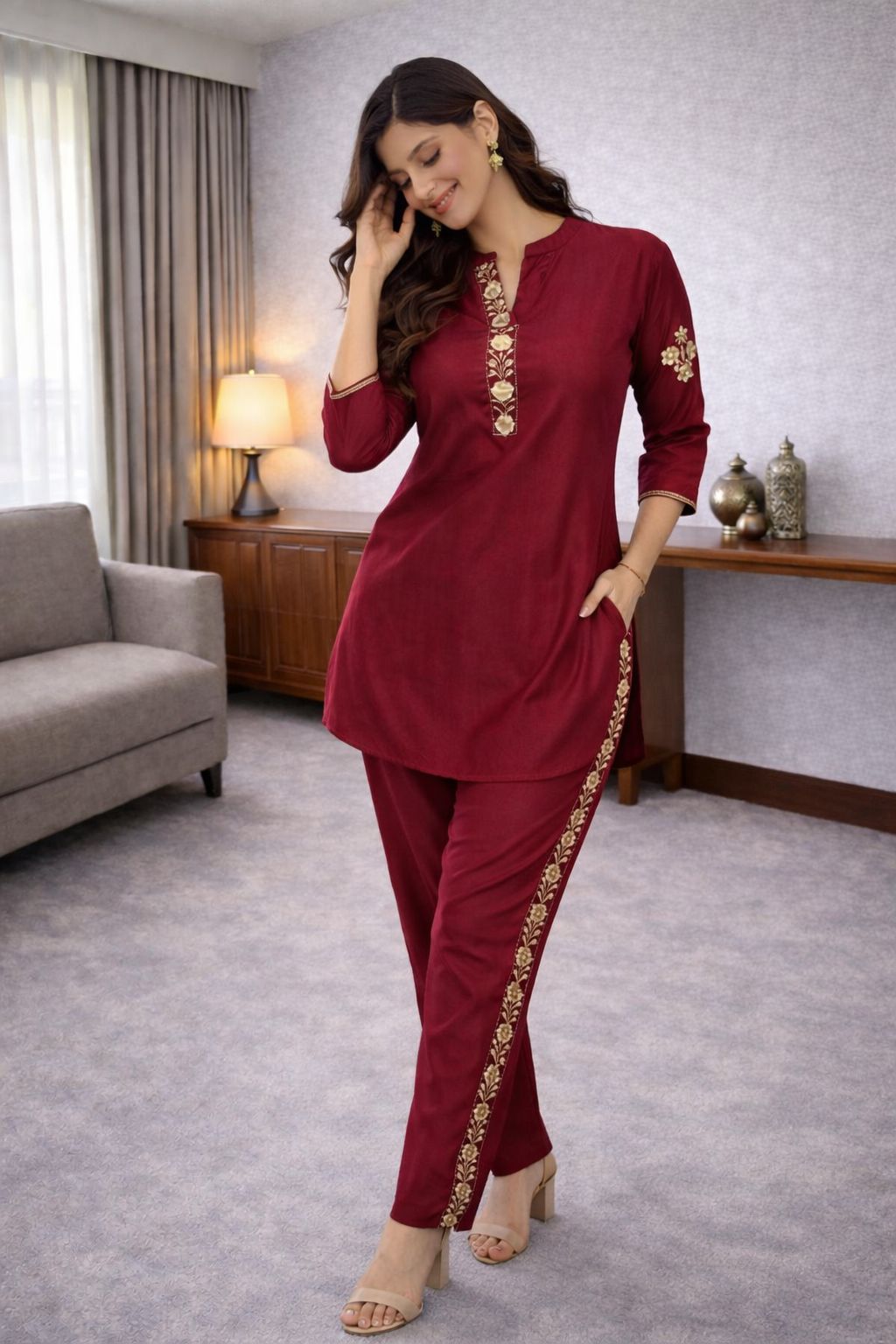 Ruby Royal Co-ord Set